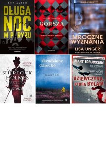 PAKIET 6 książek (ZESTAW-026) thriller