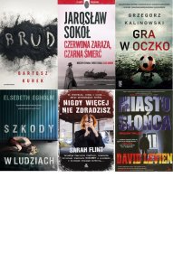 PAKIET 6 książek (ZESTAW-035) (kryminał, thriller)