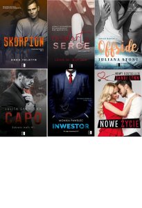 PAKIET 6 książek (ZESTAW-5) erotyczna, romans