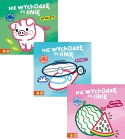 PAKIET Nie wychodzę za linię. Zwierzęta, Pojazdy, Owoce