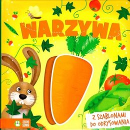 Warzywa. Książki z szablonami